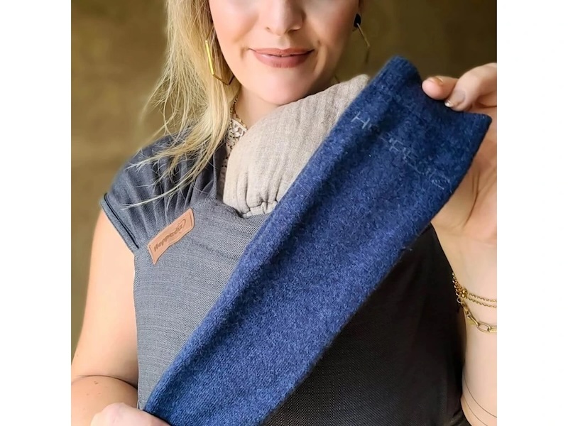 Merino návleky Hoppediz - Navy